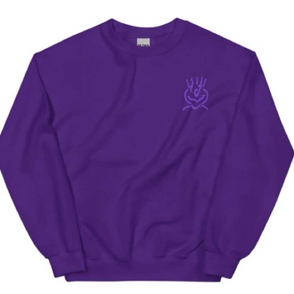 Purple Crewneck Sweater